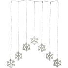 Star Trading Ljusgardin Decy Snow Flake Gardin B DecySnowflake 729-56