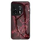 Skalo Marmor Härdat Glas TPU-skal Motiv 5 till OnePlus 11 5G