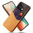 Skalo Premium PU-Läder Korthållare Skal till Xiaomi Redmi Note 13 5G