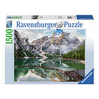 Ravensburger Pussel Lake Braies: Alpsjö i Italien 1500 Bitar