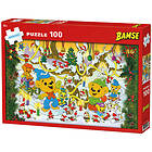 Kärnan Pussel Bamses Jul 100 bitar