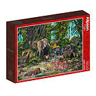 Alipson Puzzle Pussel Det stora Afrika 1500 bitar