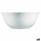 Luminarc Salladsskål Trianon Vit Glas (24 cm) (6 antal)