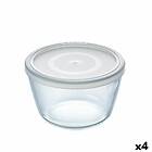 Pyrex Rund matlåda med lock Cook & Freeze 1,1l 15 x 10 cm Transparent Silikon Gl