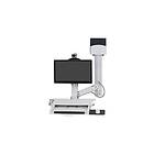 Ergotron SV Combo System with Worksurface & Pan Small CPU Holder mounting kit (Lift and Pivot)