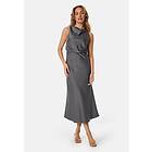 Bubbleroom Occasion Cowl Neck Satin Midi Dress