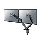 NewStar Neomounts by Neomounts DS70-700BL2 mounting kit full-motion adjustable dual arm for 2 LCD displays black