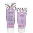 First Aid Beauty Body Bundle KP Bump Eraser Body Scrub with 10% AHA 226ml and KP Smoothing Body Lotion with 10% AHA 170g