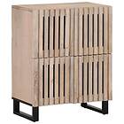 vidaXL Skänk 60x34x75 cm massivt mangoträ 377567