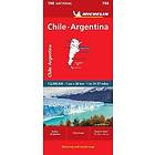 Chile Argentina Michelin National Map 788