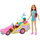 Barbie Stacie Docka med Gokart HRM08