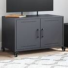 vidaXL Tv-bänk antracit 68x39x43,5 cm kallvalsat stål 846640