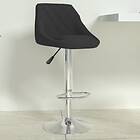 vidaXL Barstol svart sammet 335291