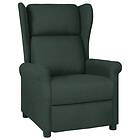 vidaXL Reclinerfåtölj taupe tyg 340957