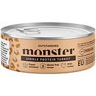 Monster Pet Food Cat Adult Single Protein 6x100g 