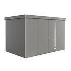 Biohort Trädgårdsskjul Neo 2D med Dubbeldörr Trägård skjul Dubbeldörr, metallic kvarts-grå 89048
