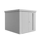 Biohort Trädgårdsskjul Neo 3B med Dubbeldörr Trägård skjul Dubbeldörr, metallic silver 81069