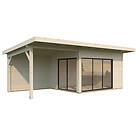 Palmako Stuga Andrea 20,0 m2 (inv. 11,2 m2) 11,2+7,9 Slide NO 111204