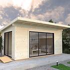 Palmako Trädgårdshus Grace 12,0 m2 (inv. 11,2 m2) med skjutpartier SlidePlus Sli