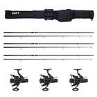 Sert Aka Fitcarp Carpfishing Combo Black 3,65 m 3 Lbs