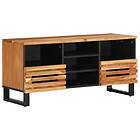 vidaXL Tv-bänk 100x34x46 cm massivt akaciaträ 377525