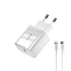 Devia RLC-389 20W USB-C USB-C Till Lightning Kabel