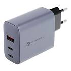 Forcell VT-42B F-Energy GaN Väggladdare 65W 2xUSB-C 1xUSB-A