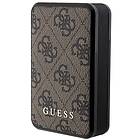 Guess Powerbank 10000mAh 18W 4G Läder Metal Logo