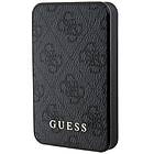 Guess Powerbank 5000mAh 15W Läder Metal Logo