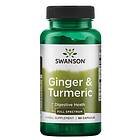 Swanson Ginger & Turmeric 60 kaps