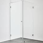 Hafa DUSCHHÖRN INFINITY Combi DÖRR/VÄGG 100X100 KROM 1451212