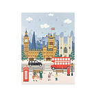Adventskalender med 24 luckor London, 2 st.