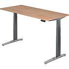 Optizen Bureau assis-debout électrique Frida Graphite Aluminium Longueur180 XBHM