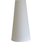Carolin avlång skärmar vit (22cm)