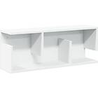 vidaXL Väggskåp 80x20x30 cm vit konstruerat trä