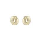 Snö Of Sweden Aero Round Earring Plain Gold