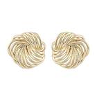 Snö Of Sweden Dakota Big Round Earring Plain Gold