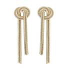 Snö Of Sweden Dakota Tassel Earring Plain Gold