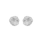 Snö Of Sweden Dakota Small Round Earring Plain Silver