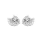 Snö Of Sweden Dakota Twist Small Earring Plain Silver