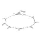 Snö Of Sweden Lauren Charm Bracelet Plain Silver