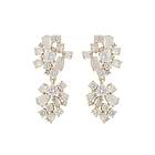 Snö Of Sweden River Pendant Earring Gold/Clear