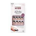 KiSS Acrylic French color Flame 28 pcs