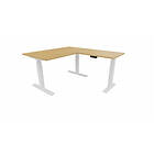 Mateol bureau d'angle réversible électrique Dynamics Blanc AXEL D160X80/L80/CPL