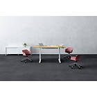 Mateol bureau individuel assis debout électrique Dynamics Gris aluminium AXEL : P80 motorisé D140x80/cpl