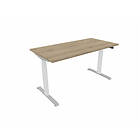 Maro Bureau droit individuel électrique Online E Chêne naturel 62,5 cm OP-LITE : bd D140x70/cpl chêne naturel/cpi noir/ep 