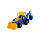 Cavallino Toys Tractor with Front Loader Blue