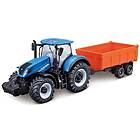 Bburago New Holland T7.315 with Tipping Trailer Tractor 10 cm