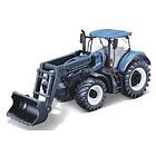 Bburago New Holland T7.315 with Front Loader Tractor 10 cm