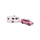Kids Globe Die-cast Volvo V70 with Caravan 30cm